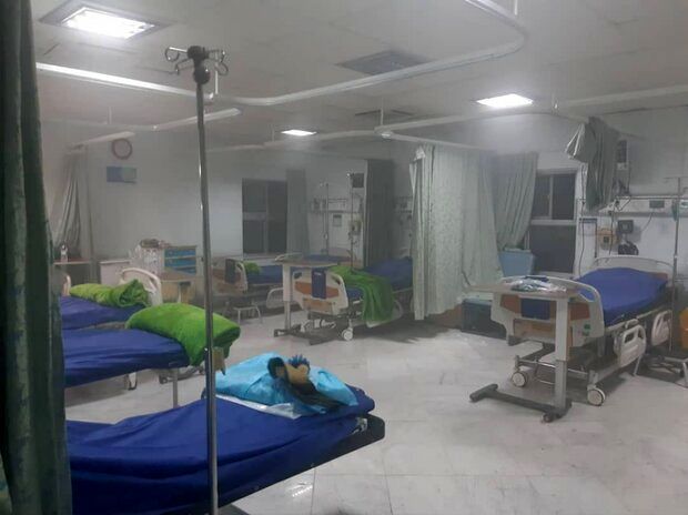 عکس های آتش سوزی در بیمارستان نفت - تهران