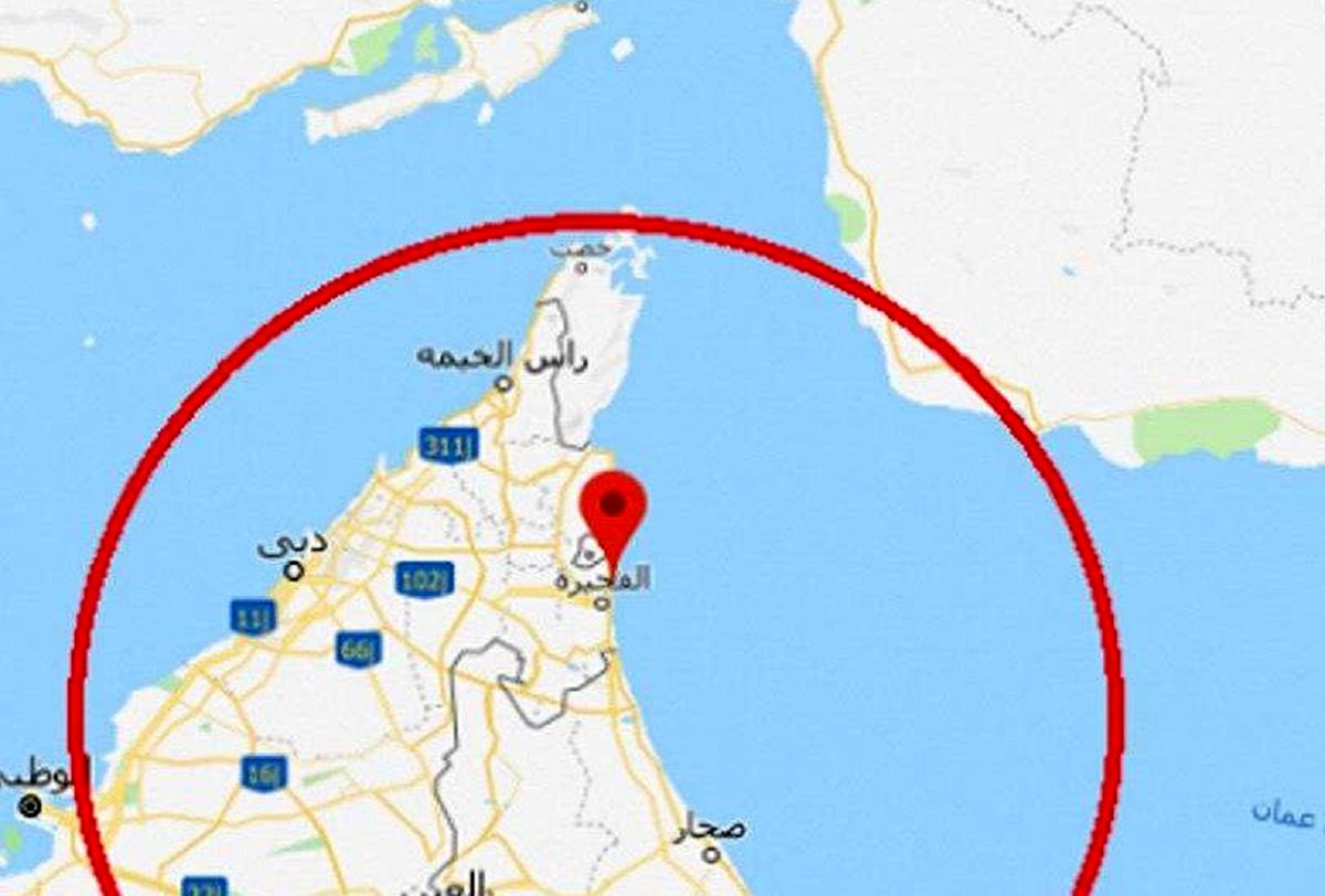 وقوع حادثه دریایی در نزدیکی بندر الفجیره امارات