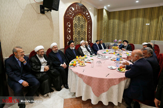 مراسم دامادی فرزند رئیس مجلس
