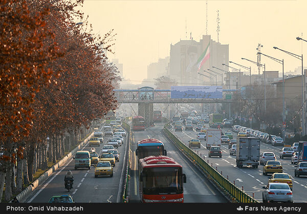 یک روز معمولی هوای تهران!