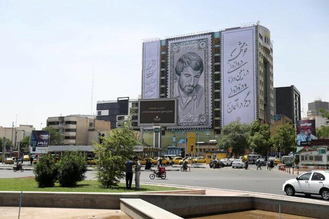رونمایی از دیوارنگاره جدید تهران+عکس