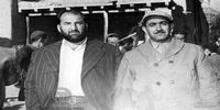 عکسی دیده نشده از روبوسی شعبان بی‌مخ  با نواب‌صفوی

