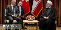 دیدار روحانی با رئیس جمهور سوئیس