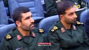 عکس دیدنی از سردار شهید شده توسط اسرائیل در کنار استادش