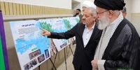 مقام معظم رهبری از نمایشگاه «همه با هم برای ایران برای مدرسه» بازدید کرد