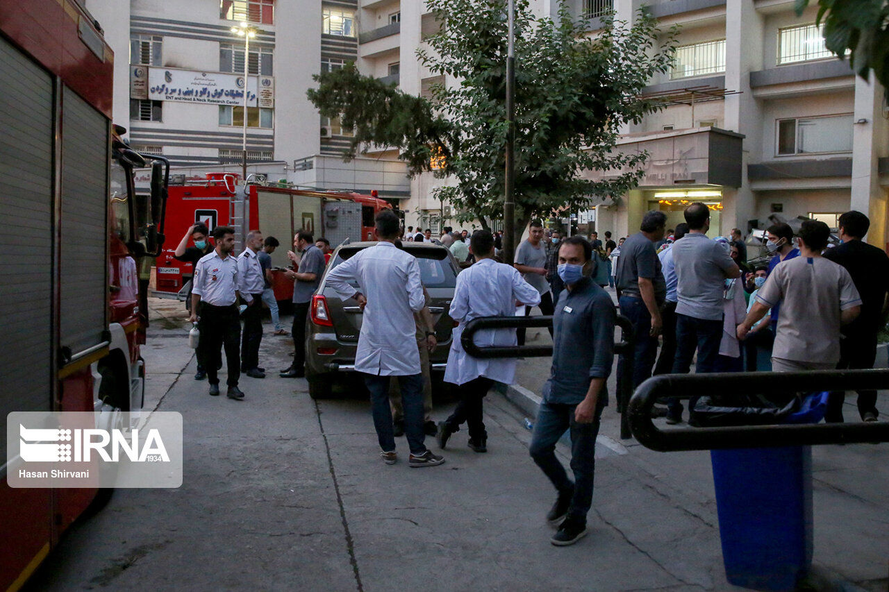 آتش‌سوزی در یک بیمارستان تهران/ آتش نشانی اعزام شد
