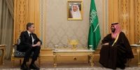 وزیر خارجه آمریکا با محمد بن سلمان دیدار کرد+ فیلم