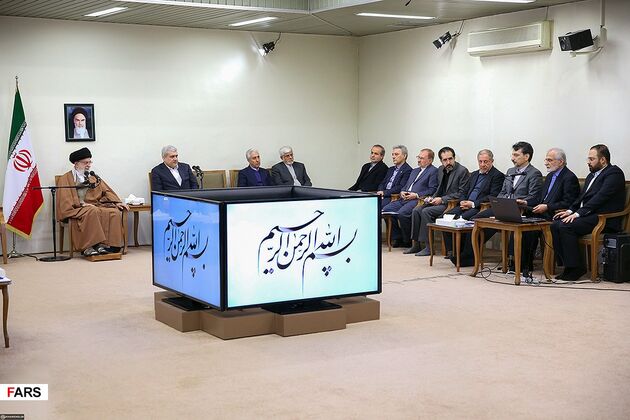 دیدارمسئولان پژوهشکده علوم شناختی با رهبری