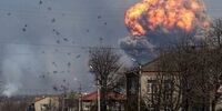 انهدام انبار مهمات خارجی اوکراین با موشک‌های روسی
