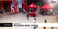 واکنش مردم چین به زلزله 5.9 ریشتری
