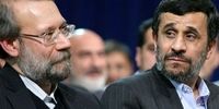 کنایه لاریجانی به احمدی‌نژاد: عده‌ای به خاطر منافع سیاسی نازل‌شان ژست اپوزیسیون به خود می‌گیرند