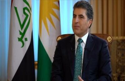 نیچروان بارزانی به دیدار رئیس امارات رفت