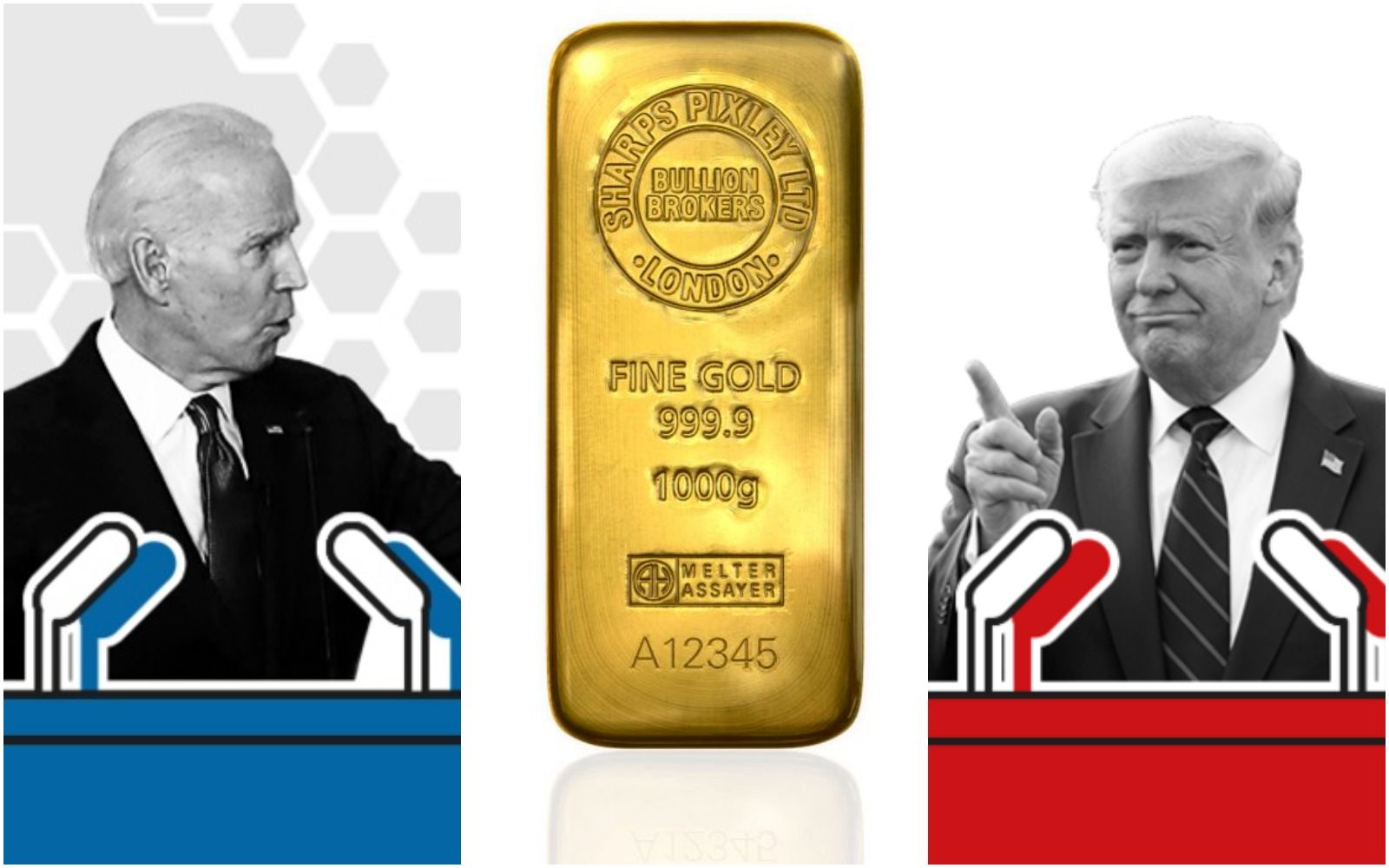 سقوط طلا در چند قدمی انتخابات آمریکا/`قیمت اونس در کف یک ماهه