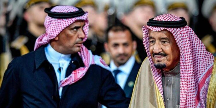 حضور یک زن در گارد حفاظتی پادشاه عربستان +عکس