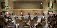 رهبر انقلاب: روحیه کار و تلاش را بر حالت نه جنگ و نه صلح غلبه بدهیم + فیلم