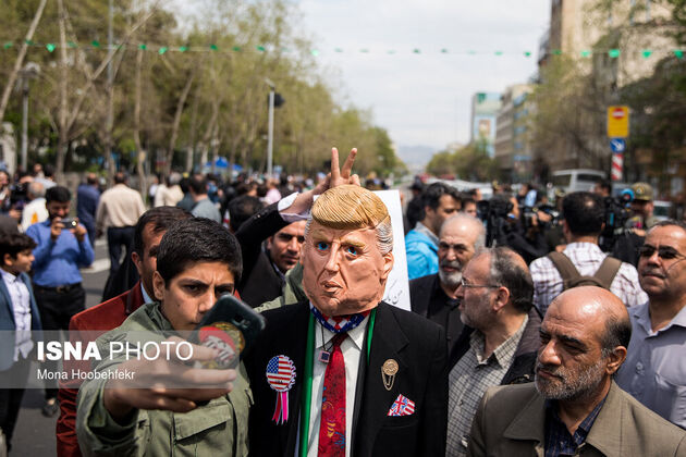 تصاویر تظاهرات بعد از نمازجمعه تهران در حمایت از سپاه