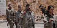 تصاویر مراسم خلع سلاح پ‌ک‌ک/ تفنگ‌ها در آتش سوختند