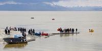 تصاویری از دریاچه ارومیه بعد از باران‌های سیل‌آسا