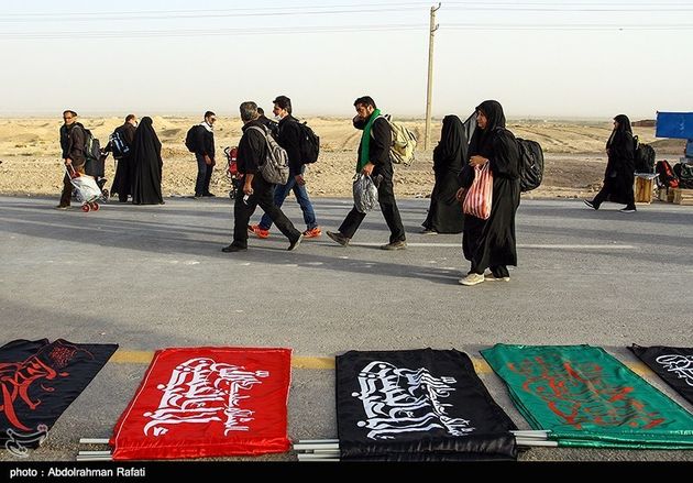 خروج زائران اربعین حسینی از مرز مهران