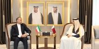تصویری از دیدار امیرعبداللهیان با امیر قطر