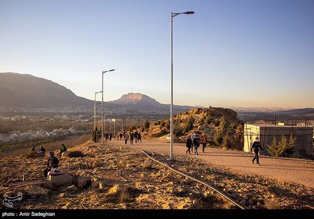 پیاده روی شیراز