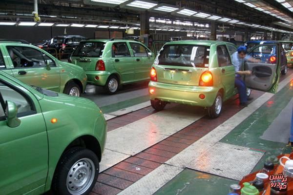 توقف تولید 9 خودرو چینی