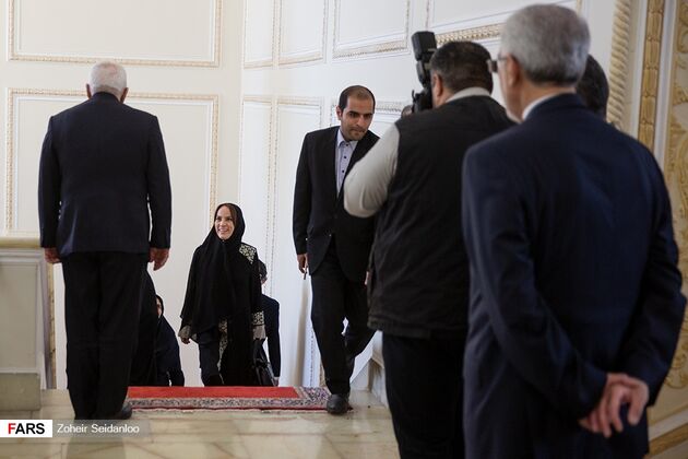 تصاویر دیدار ظریف و رئیس اتحادیه جهانی بین‌المجالس