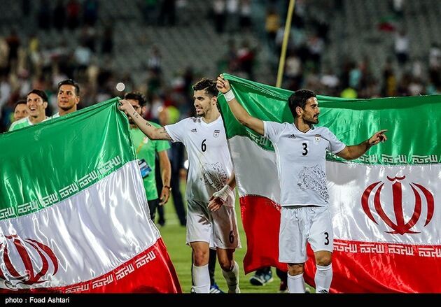 جشن صعود تیم ملی فوتبال به جام جهانی روسیه