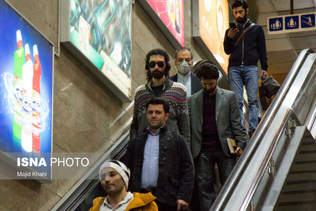 تصاویر مترو تهران پس از نوروز