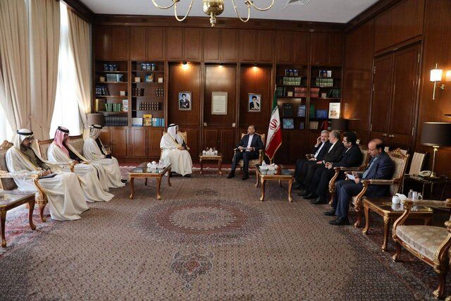 دیدار و گفتگوی امیرعبداللهیان با معاون وزیر امور خارجه قطر