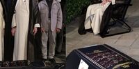 رهبر معظم انقلاب بر پیکر آیت‌الله حسن‌زاده آملی اقامه نماز کردند+عکس