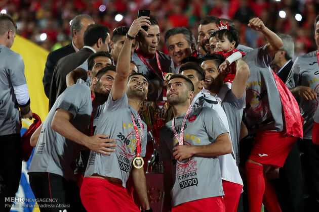 مراسم جشن قهرمانی پرسپولیس