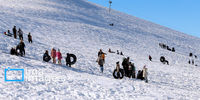 تصاویر| شادی مردم در پیست زمانی بارده