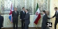 دیدار ظریف و جرمی هانت