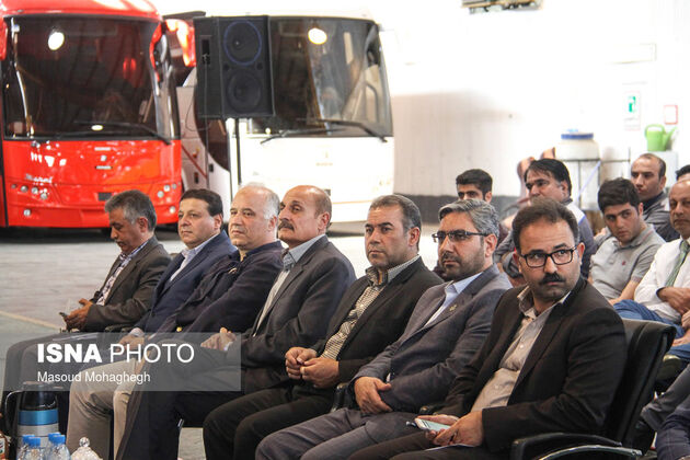 مراسم رونمایی از اتوبوس تیم ملی فوتبال