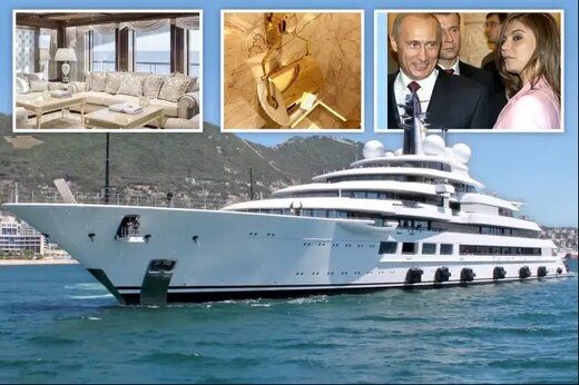 هدیه 506 میلیون پوندی که پوتین دریافت کرد/ هر پیچ روی قایق با روکش طلا ساخته شده+ تصاویر