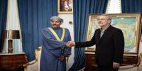 دیدار علی لاریجانی با ​وزیر کشور عمان+ عکس