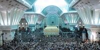 مراسم سی امین سالگرد ارتحال امام (ره) با حضور آیت‌الله خامنه‌ای آغاز شد