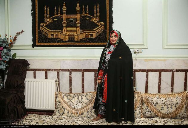 زنان موفقی ایرانشهری؛ «آرزو سپاهی» خبرنگار و فعال اجتماعی.(عکس-اکبر توکلی)