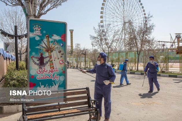 عملیات بزرگ ضدعفونی سطح شهر مشهد