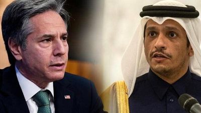 رایزنی وزیران خارجه آمریکا و قطر درباره غزه/ تقدیر واشنگتن از دوحه