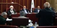 جلسه فوق العاده مجمع تشخیص مصلحت نظام با حضور قالیباف و محسنی اژه ای

