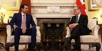 گفت و گوی سران انگلیس و قطر درباره ایران  