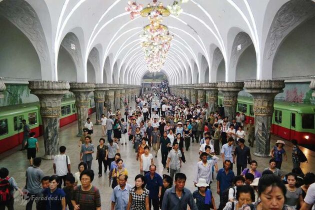 ایستگاه مترو در کره شمالی