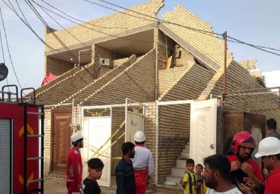 وقوع انفجار شدید گاز در یک منزل مسکونی در اهواز