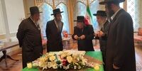 ادای احترام خاخام‌های یهودی به شهدای مقاومت، در سفارت ایران +عکس