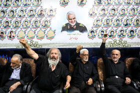 مراسم گرامیداشت سرلشکر حاج محمود باقری، فرمانده موشکی نیروی هوافضای سپاه