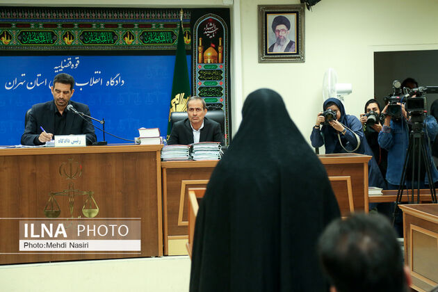 تصاویر نخستین جلسه رسیدگی به پرونده «شبنم نعمت‌زاده»