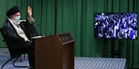عکسی از رهبر انقلاب در دیدار رمضانی با دانشجویان