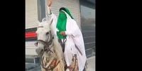 قاتل امام جمعه کازرون سوار بر اسب + فیلم